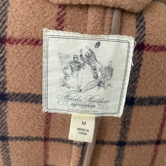 Brooks brothers Wool trench Coat camel medium - Picture 9 of 13